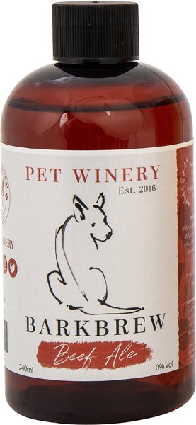 Pet Winery Beer BarkBrew Beef Ale Dog Lickable Treat, 8-oz bottle slide 1 of 1