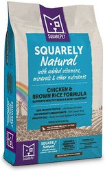 SquarePet Squarely Natural Chicken & Brown Rice Dry Cat Food, 10-lb bag