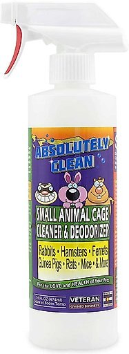 Absolutely Clean Small Animal Cage Cleaner & Deodorizer, 16-oz bottle