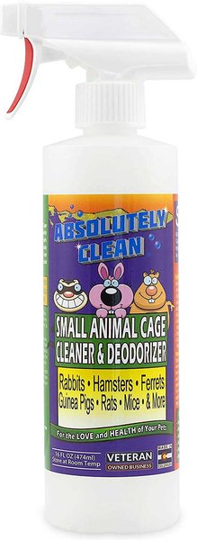 Absolutely Clean Small Animal Cage Cleaner & Deodorizer, 16-oz bottle slide 1 of 3