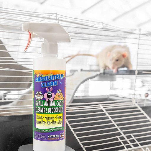 Absolutely Clean Small Animal Cage Cleaner & Deodorizer, 16-oz bottle