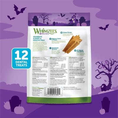 Show full view: WHIMZEES by Wellness Halloween Dental Chews Natural Grain-Free Dental Dog Treats, Small, 12 count slide 3 of 13