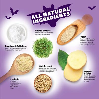 Show full view: WHIMZEES by Wellness Halloween Dental Chews Natural Grain-Free Dental Dog Treats, Medium, 6 count slide 5 of 13