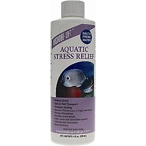 Microbe-Lift Aquatic Stress Relief Aquarium Treatment, 8-oz bottle