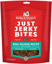 Stella & Chewy's Just Jerky Bites Real Salmon Recipe Grain-Free Dog Treats, 6-oz bag