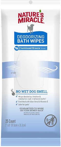 Dog sales bath wipes