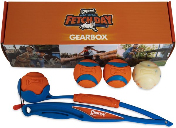 Chuckit! National Fetch Day Gearbox Dog Toy slide 1 of 5