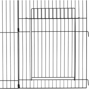 Frisco Wire Small Pet Playpen with Door, Black, 29-in