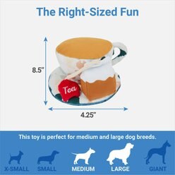 Frisco Brunch Teacup Plush Squeaky Dog Toy slide 2 of 3