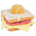 Frisco Brunch Egg in Hole 2-in-1 Plush Squeaky Dog Toy