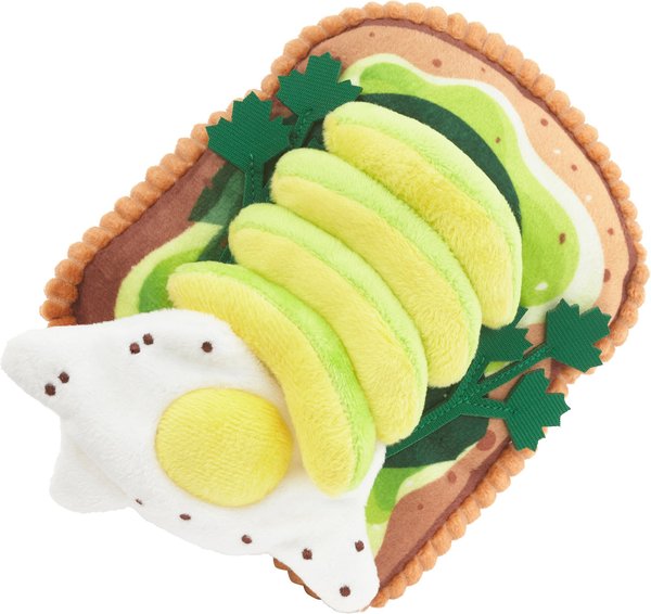 Frisco Brunch Avocado Toast Plush Squeaky Dog Toy slide 1 of 4