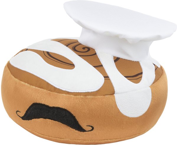 FRISCO Brunch Jumbo Cinnamon Roll Plush Squeaky Dog Toy - Chewy.com