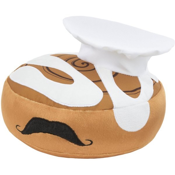 FRISCO Brunch Jumbo Cinnamon Roll Plush Squeaky Dog Toy