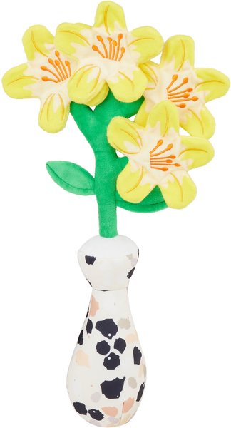 Frisco Brunch Flowers Plush Squeaky Dog Toy slide 1 of 4