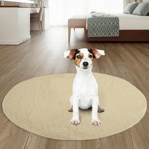 Zampa Pets Quality Whelp Round Reusable Dog Pee Pad, 40-in