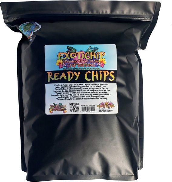 Exoticare Exotichip Organic Coconut Husk Chip Reptile Bedding, 2-lb bag slide 1 of 4
