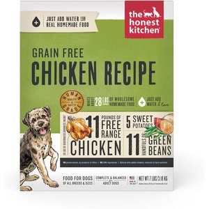 The Honest Kitchen Chicken Recipe Grain-Free Dehydrated Dog Food, 7-lb box