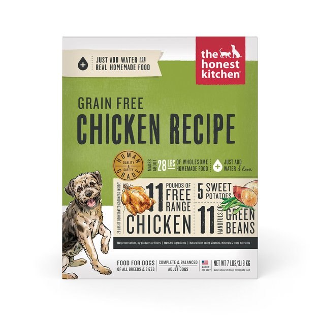 THE HONEST KITCHEN Chicken Recipe GrainFree Dehydrated Dog Food, 7lb