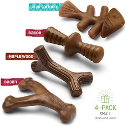 Benebone Multipack Durable Dog Chew Toy, 4 count, Small slide 1 of 6