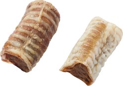 Bones & Chews Made in USA Cheese & Bacon Flavored Filled Beef Trachea Dog Treats, 2 count