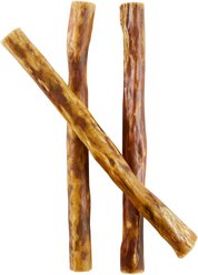 Bones & Chews 12" Water Buffalo Bully Wrap Dog Treats, 3 count