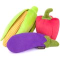 P.L.A.Y. Pet Lifestyle and You Farm Fresh Veggies Squeaky Dog Toy, 3 count