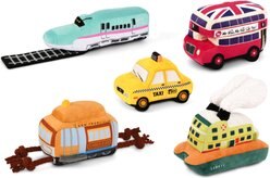 P.L.A.Y. Pet Lifestyle and You Canine Commute Squeaky Dog Toy, 5 count
