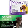 Capstar Flea Oral Treatment for Dogs, over 25 lbs, 6 Tablets + Onguard Flea & Tick Spot Treatment for Dogs, 23-44 lbs, 6 Doses (6-mos. supply)