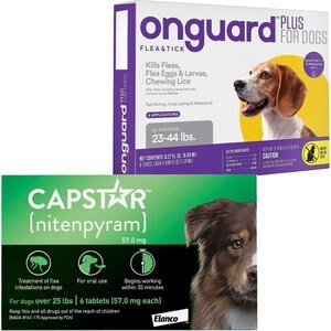 Onguard Flea & Tick Treatment for Dogs, 23-44 lbs, 6 treatments