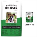 Bundle: American Journey Limited Ingredient Duck & Sweet Potato Recipe Dry + Canned Dog Food