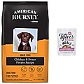 American Journey Puppy Chicken & Sweet Potato Recipe Grain-Free Dry Dog Food, 24-lb bag + Tylee's Freeze-Dried Meals for Dogs, Chicken & Salmon Recipe, 14oz