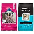 American Journey Salmon Recipe Grain-Free Dry Cat Food, 5-lb bag + Blue Buffalo Wilderness Salmon Recipe Grain-Free Dry Cat Food, 5-lb bag
