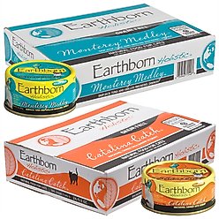 Earthborn Holistic Monterey Medley Grain-Free Natural Canned Cat & Kitten Food, 5.5-oz, case of 24 + Earthborn Holistic Catalina Catch Grain-Free Natural Canned Cat & Kitten Food, 5.5-oz, case of 24