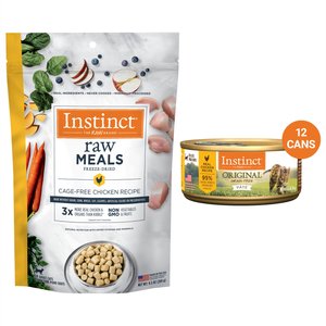 INSTINCT Raw Meals Grain Free Cage Free Chicken Recipe Freeze