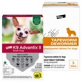 K9 Advantix II Flea & Tick Spot Treatment for Dogs, 4-10 lbs, 6 Doses (6-mos. supply) + Elanco Tapeworm Dog De-Wormer, 5 count