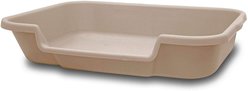 KittyGoHere Senior Cat Litter Box, Sand, Large + Dr. Elsey's Precious Cat Unscented Non-Clumping Crystal Cat Litter, 8-lb bag slide 2 of 7