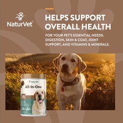 NaturVet Glucosamine DS Plus MSM & Chondroitin Dog & Cat Soft Chews, 120 count + NaturVet All-In-One Support Soft Chews Dog Supplement, 120 count slide 2 of 9