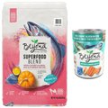 Purina Beyond Superfood Blend Wild-Caught Salmon, Egg & Pumpkin Recipe Dry Food + Alaskan Cod, Salmon & Sweet Potato Canned Dog Food