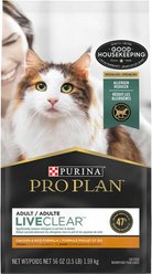 Purina Pro Plan LiveClear Probiotic Chicken & Rice Formula Dry Food + Rinse-Free Allergen Reducing Cat Shampoo Spray, 8.5-oz bottle slide 2 of 6