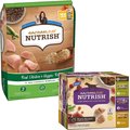Rachael Ray Nutrish Real Chicken & Veggies Recipe Dry Dog Food, 14-lb bag + Rachael Ray Nutrish Natural Hearty Recipes Variety Pack Wet Dog Food, 8-oz tub, case of 6