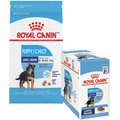 Royal Canin Large Puppy Dry Food + Large Puppy Wet Dog Food