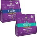 Stella & Chewy's Absolutely Rabbit Dinner Morsels Freeze-Dried Raw Cat Food, 8-oz bag + Stella & Chewy's Sea-licious Salmon & Cod Dinner Morsels Freeze-Dried Raw Cat Food, 8-oz bag