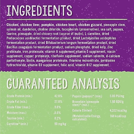 Stella & Chewy's Chick Chick Chicken Dinner Morsels Freeze-Dried Raw Cat Food, 18-oz bag + Stella & Chewy's Stella's Solutions Digestive Boost Chicken Freeze-Dried Raw Cat Food, 7.5-oz bag