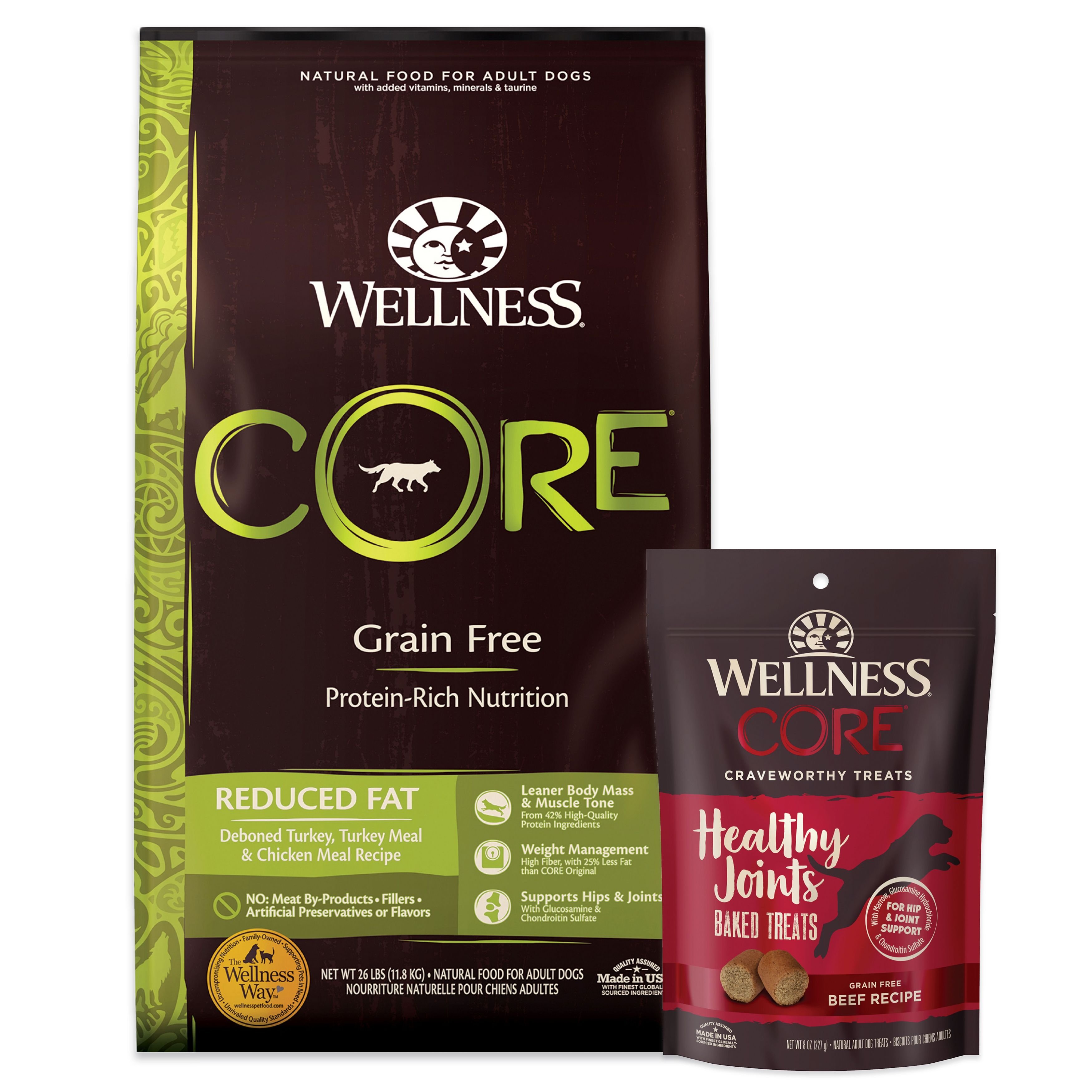 Wellness core reduced outlet fat 26 lb