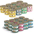 Weruva Paw Lickin' Pals Variety Pack Grain-Free Canned Cat Food, 5.5-oz, case of 24 + Weruva TruLuxe TruSurf Variety Pack Grain-Free Canned Cat Food, 3-oz, case of 24