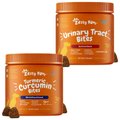 Zesty Paws Curcumin Bites Everyday Vitality Duck Flavor Dog Supplement, 90 count + Zesty Paws Cranberry Bladder Bites Urinary Tract Support Chicken Liver Flavor Chews for Dogs, 90 count
