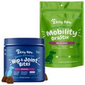 Zesty Paws Senior, Advanced Mobility Bites, Chicken Flavored Soft Chews, Hip & Joint Functional Dog Supplement, 90 count + Zesty Paws Hemp Elements Mobility Orastix Dog Supplement, 12 count
