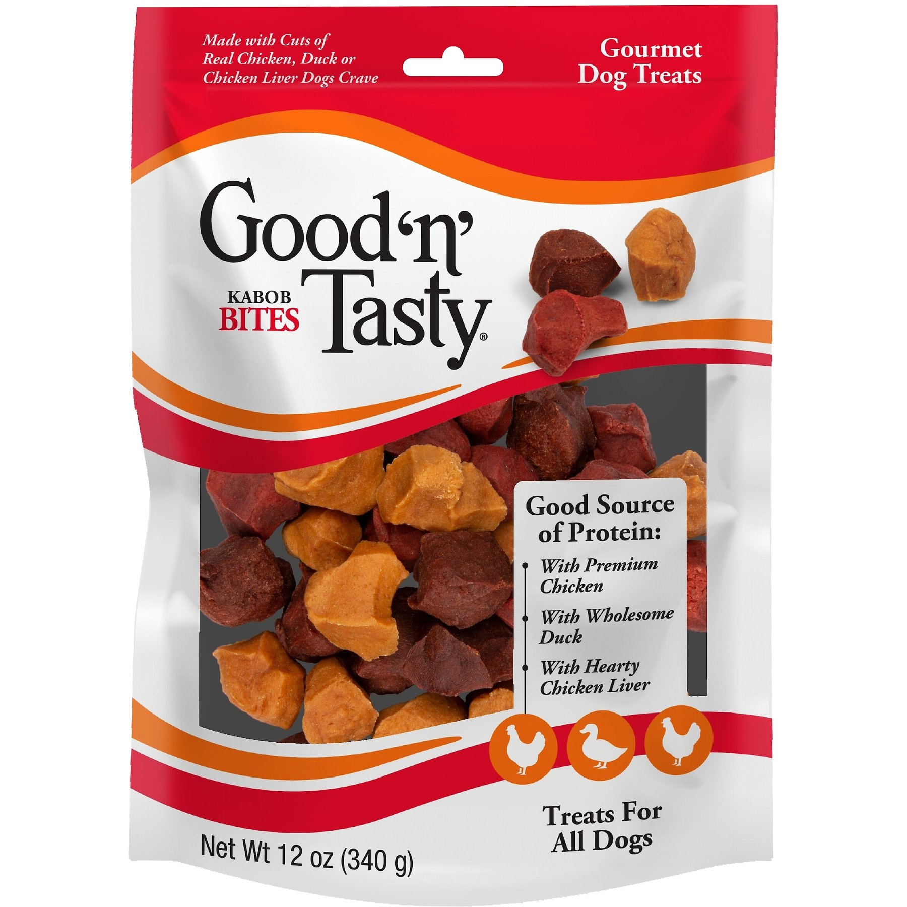 GOOD N TASTY Kabob Bites Dog Treats 12 oz bag Chewy