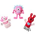 Frisco Valentine Love Monsters Plush Squeaky Dog Toy, Small/Medium, 3 count