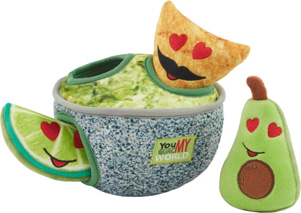 frisco hide and seek dog toy guacamole